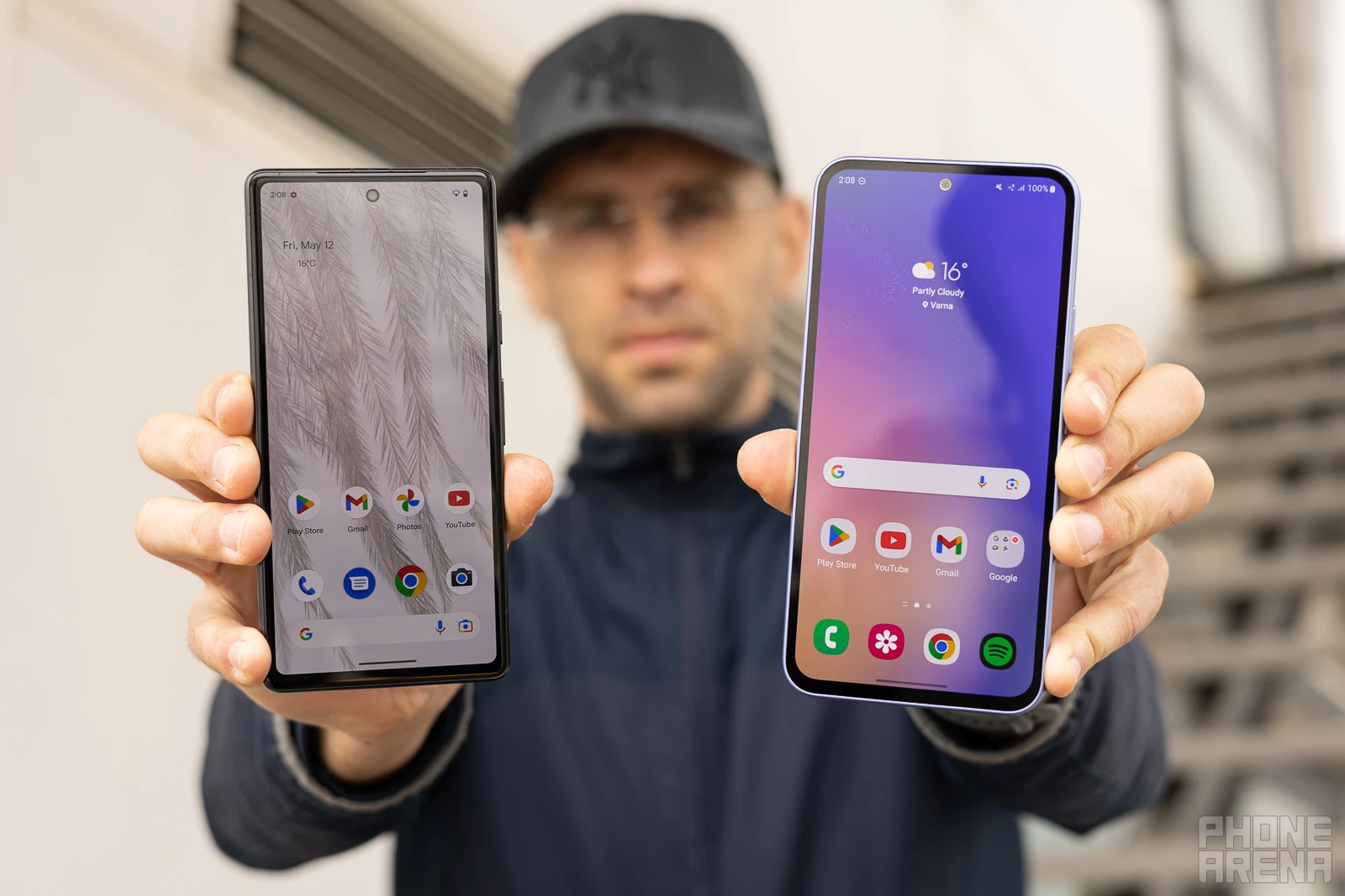 (Image Credit - PhoneArena) - Samsung Galaxy A54 5G vs Google Pixel 7a: Android's finest mid-range phones