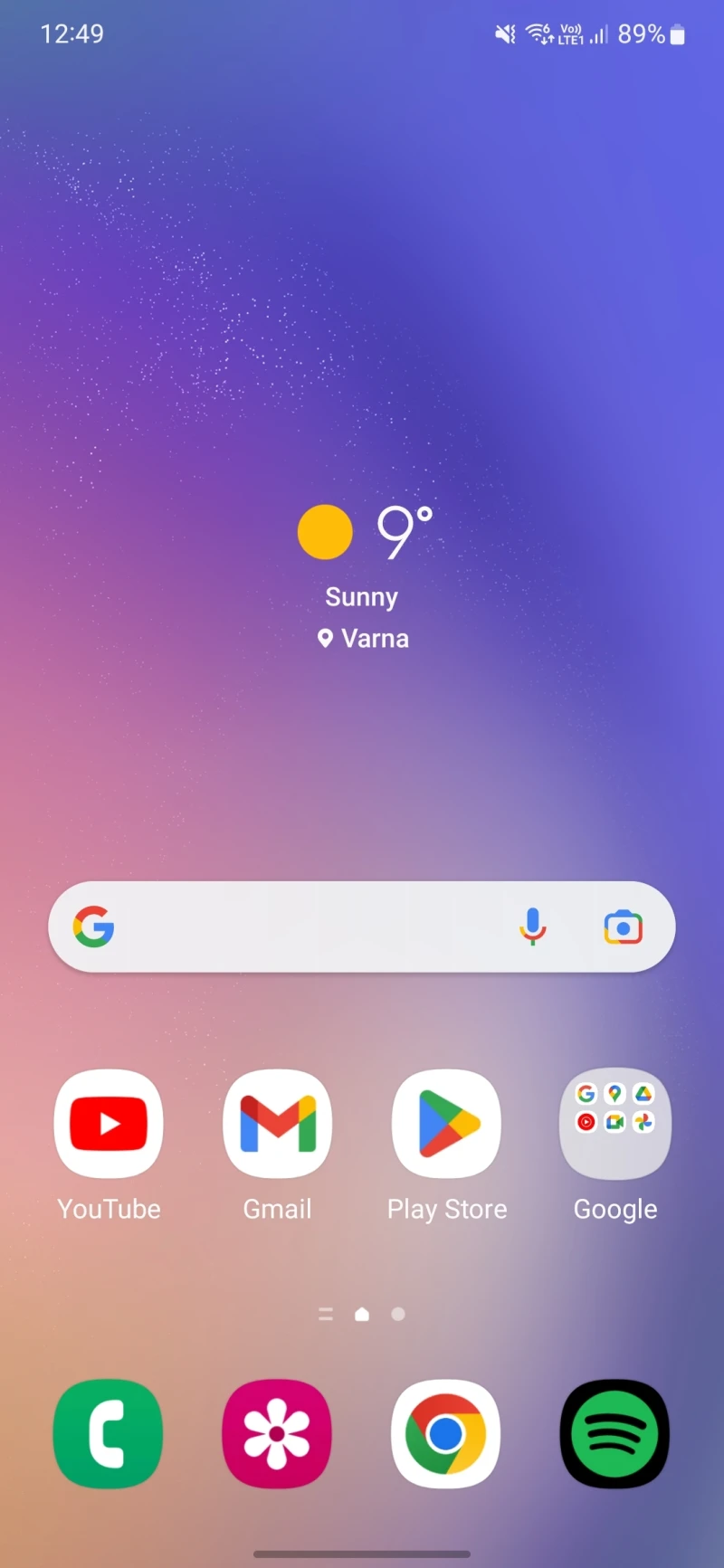 Home Screen