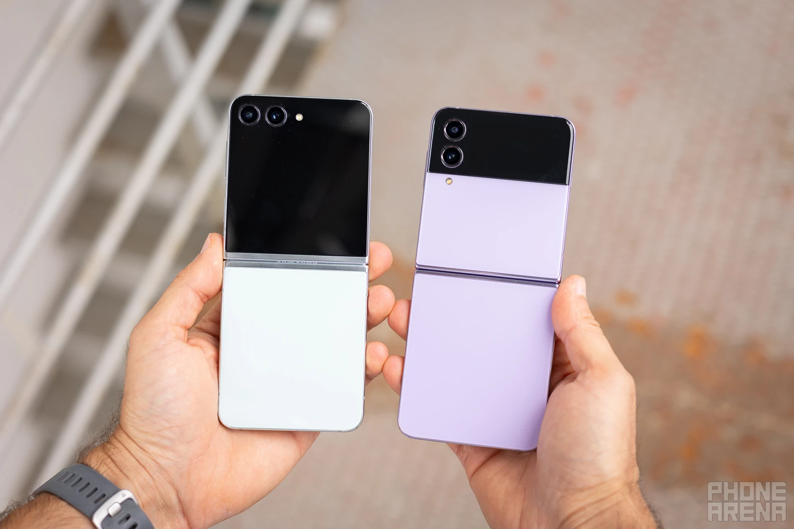 (Image Credit - PhoneArena) Snapdragon 8 Gen 2 feels snappier and you get double the storage on the Flip 5 - Samsung Galaxy Z Flip 5 vs Flip 4: what's new?