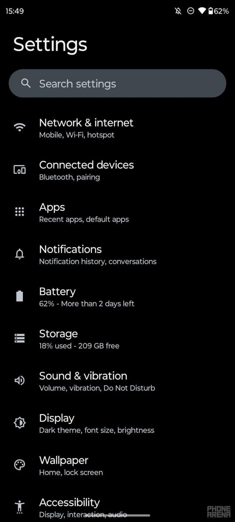 The Motorola Edge Edge 30 Ultra runs Android 12