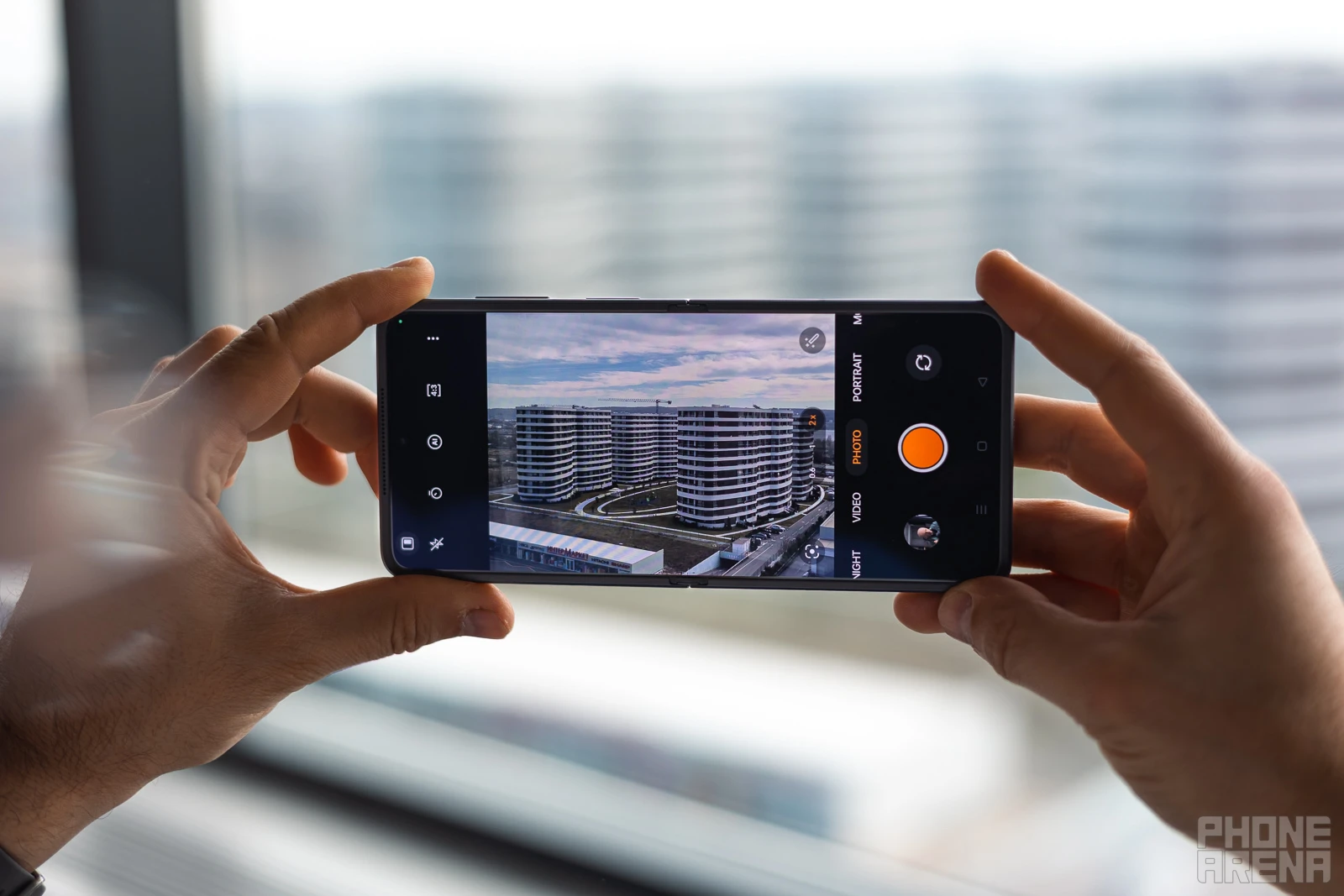 Oppo Find N2 Flip camera app interface - Oppo Find N2 Flip review: cover screen fit for a cover girl