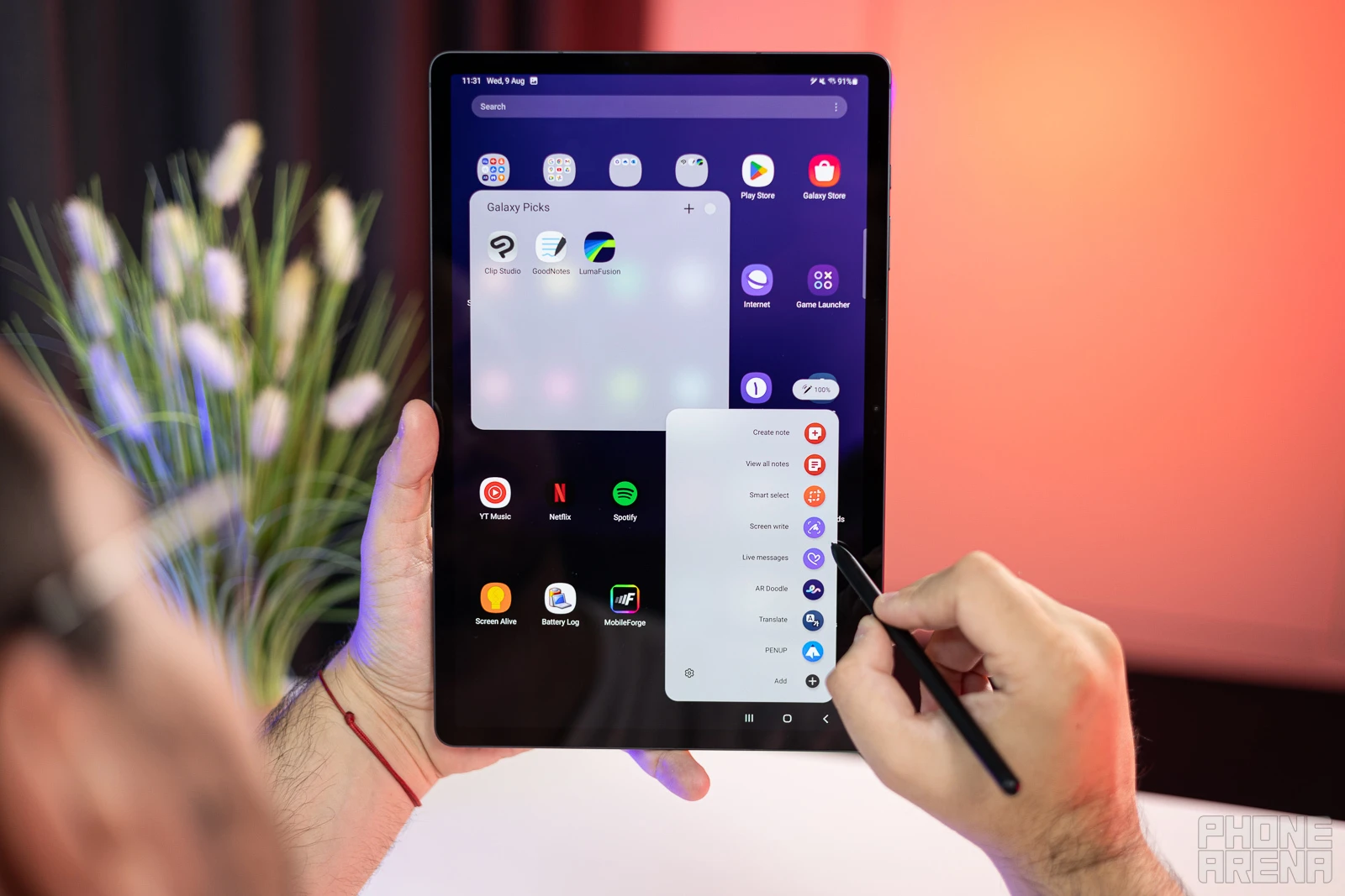 (Image Credit - PhoneArena) - Samsung Galaxy Tab S9 Plus Review: Excellent!