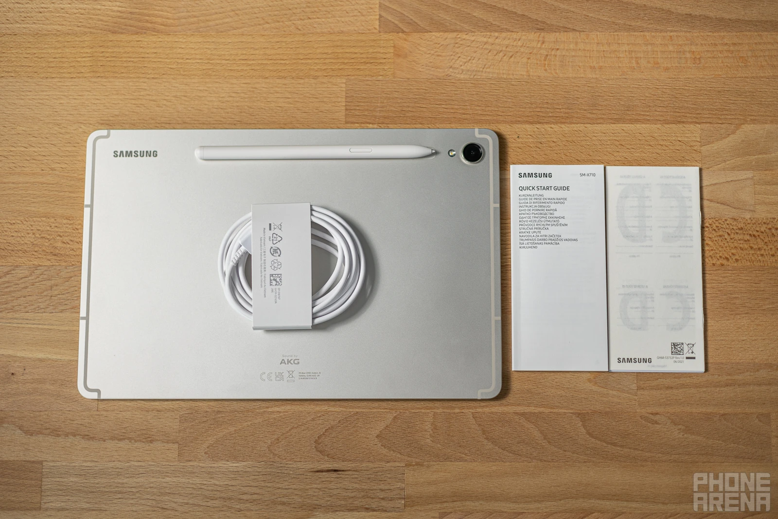 (Image credit - PhoneArena) Galaxy Tab S9 box contents - Samsung Galaxy Tab S9 Review: Tablet nirvana