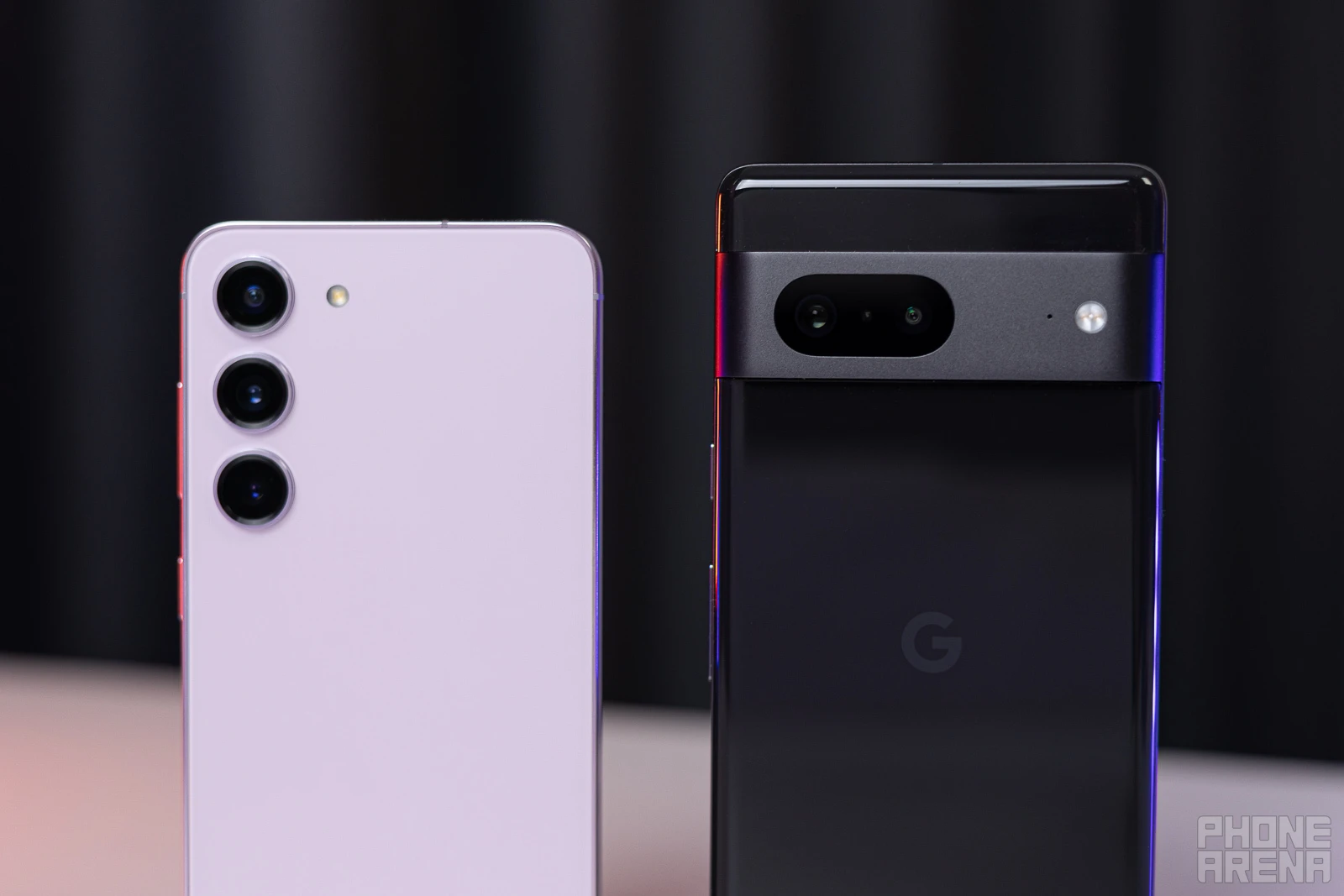 (Image Credit - PhoneArena) The Galaxy has a zoom camera, which the Pixel lacks - Samsung Galaxy S23 vs Google Pixel 7