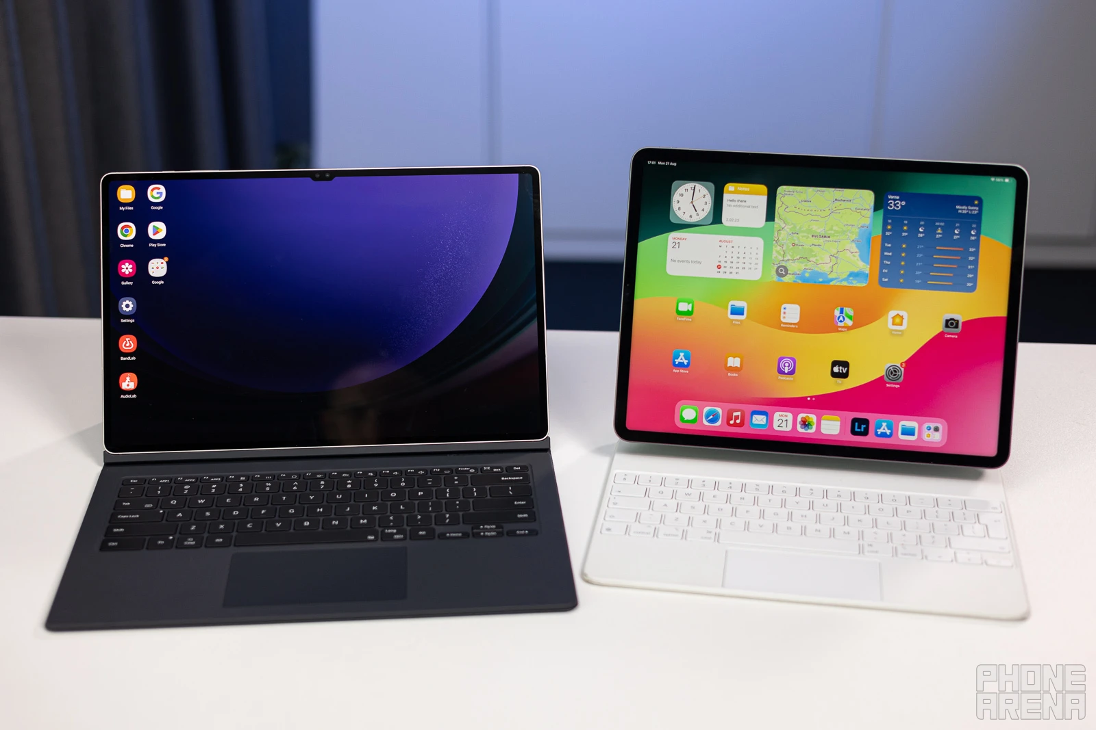 Samsung Galaxy Tab S9 Ultra vs Apple iPad Pro 12.9: what's the better laptop replacer?
