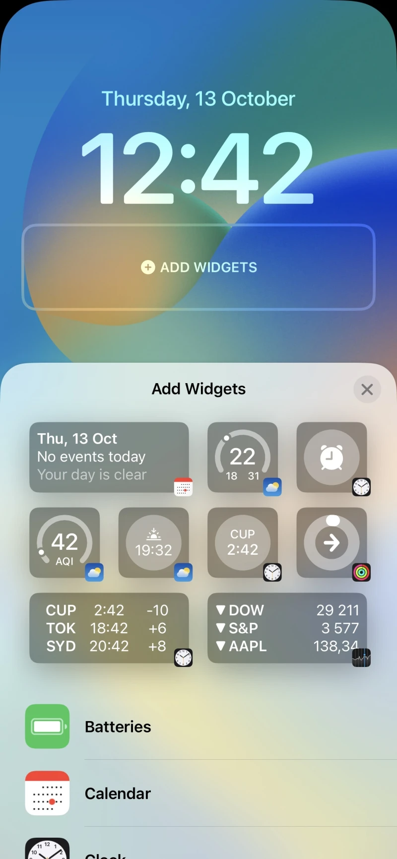 iOS 16 on the iPhone 14 Plus