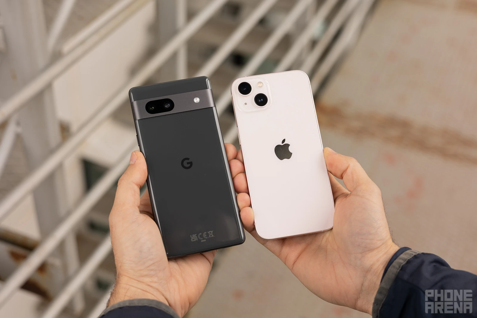 (Image Credit - PhoneArena) - Google Pixel 7a vs iPhone 13