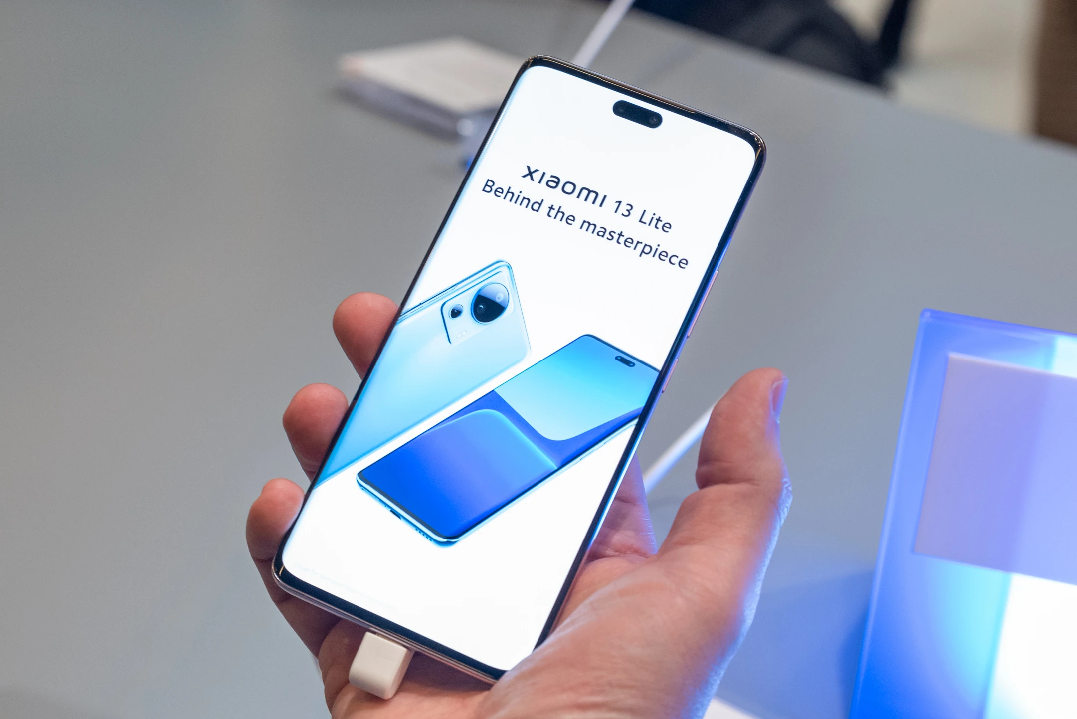 (Image credit - PhoneArena) Xiaomi 13 Lite's display. - Xiaomi 13 Lite Hands-on: A worthy contender