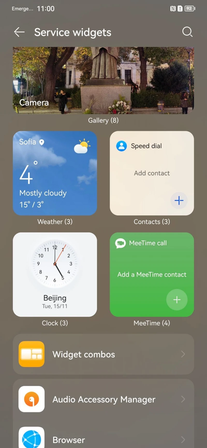 Widgets are great, widget combos - even better