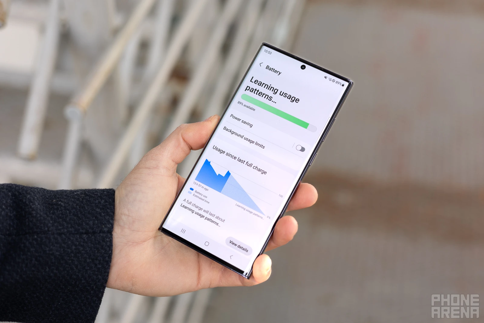 (Image Credit - PhoneArena) The S23 Ultra surprised us with much longer battery life despite the same physical size of the battery - Samsung Galaxy S23 Ultra Review: no one big new feature, but so many smaller improvements!