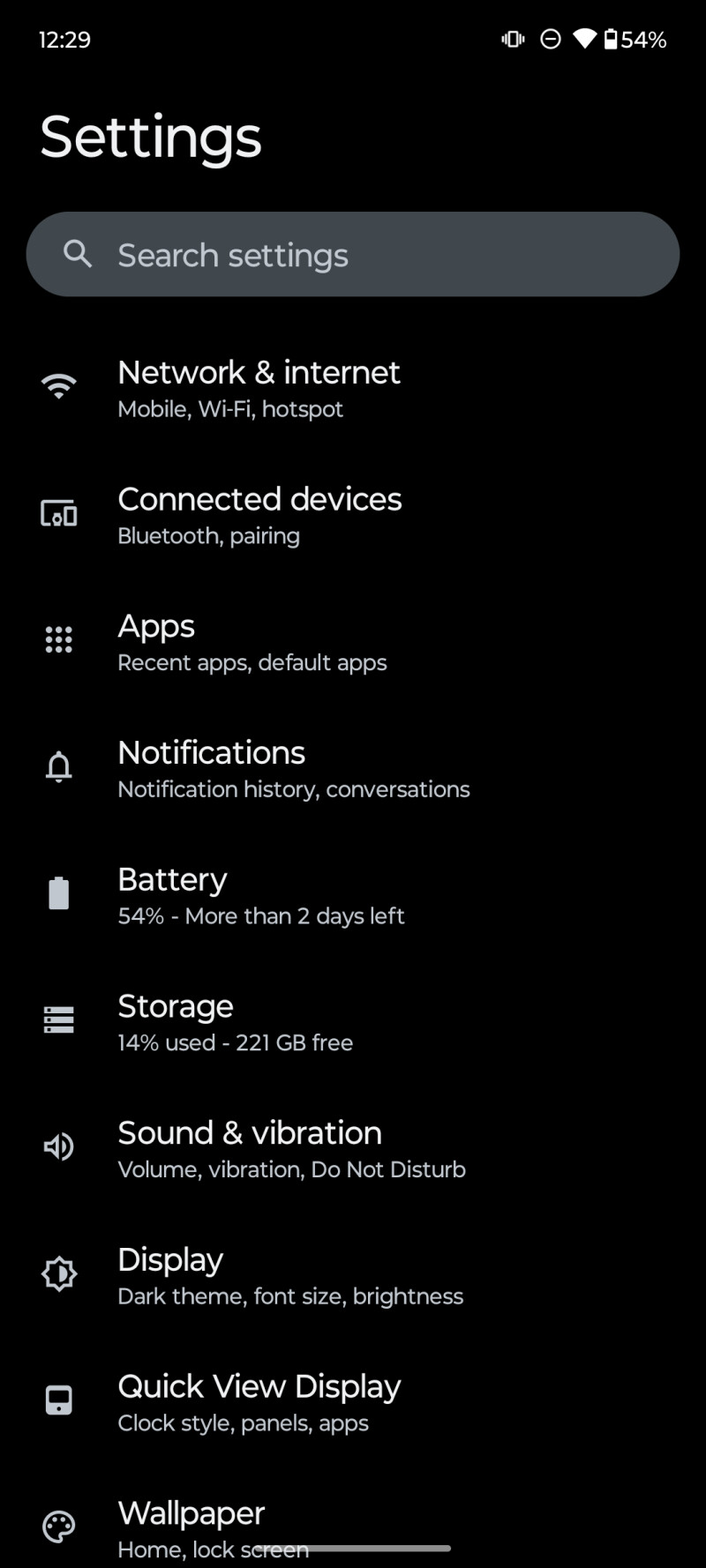 The Motorola RAZR 2022 runs Android 12