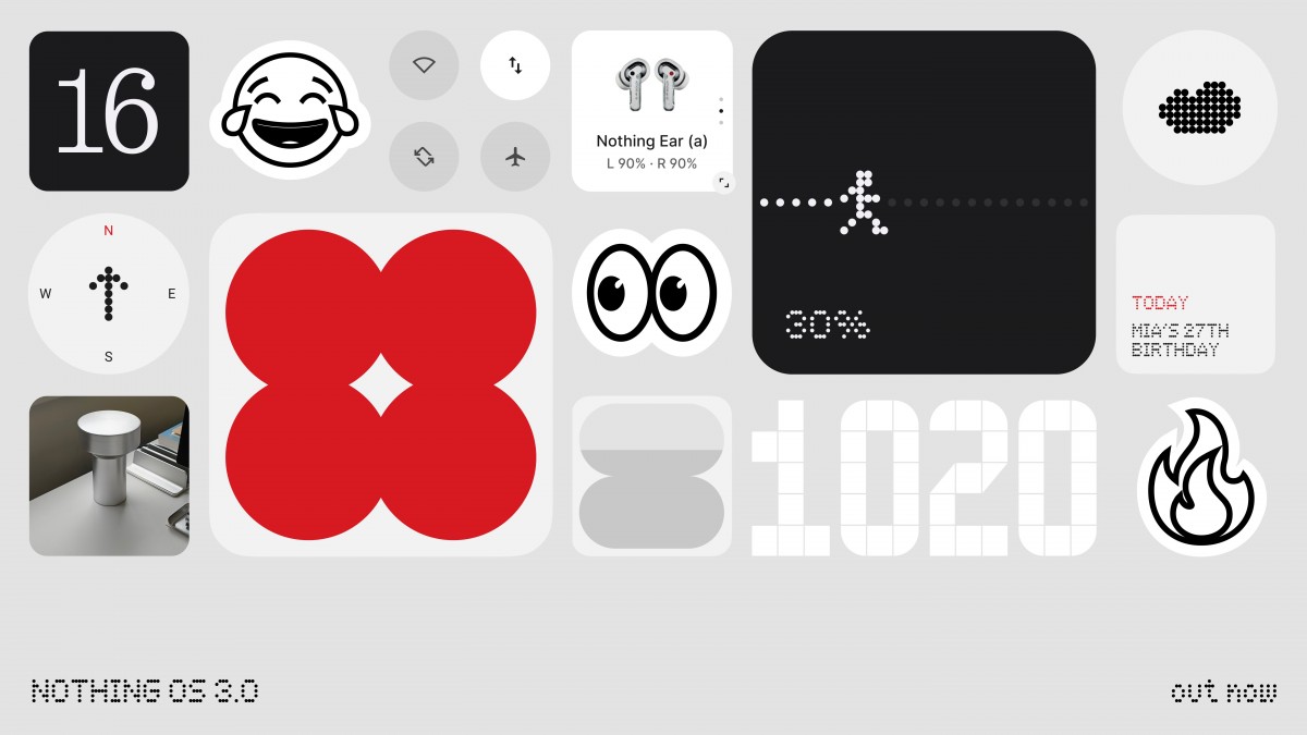 Launch of stable Nothing OS 3.0 on Nothing Phones