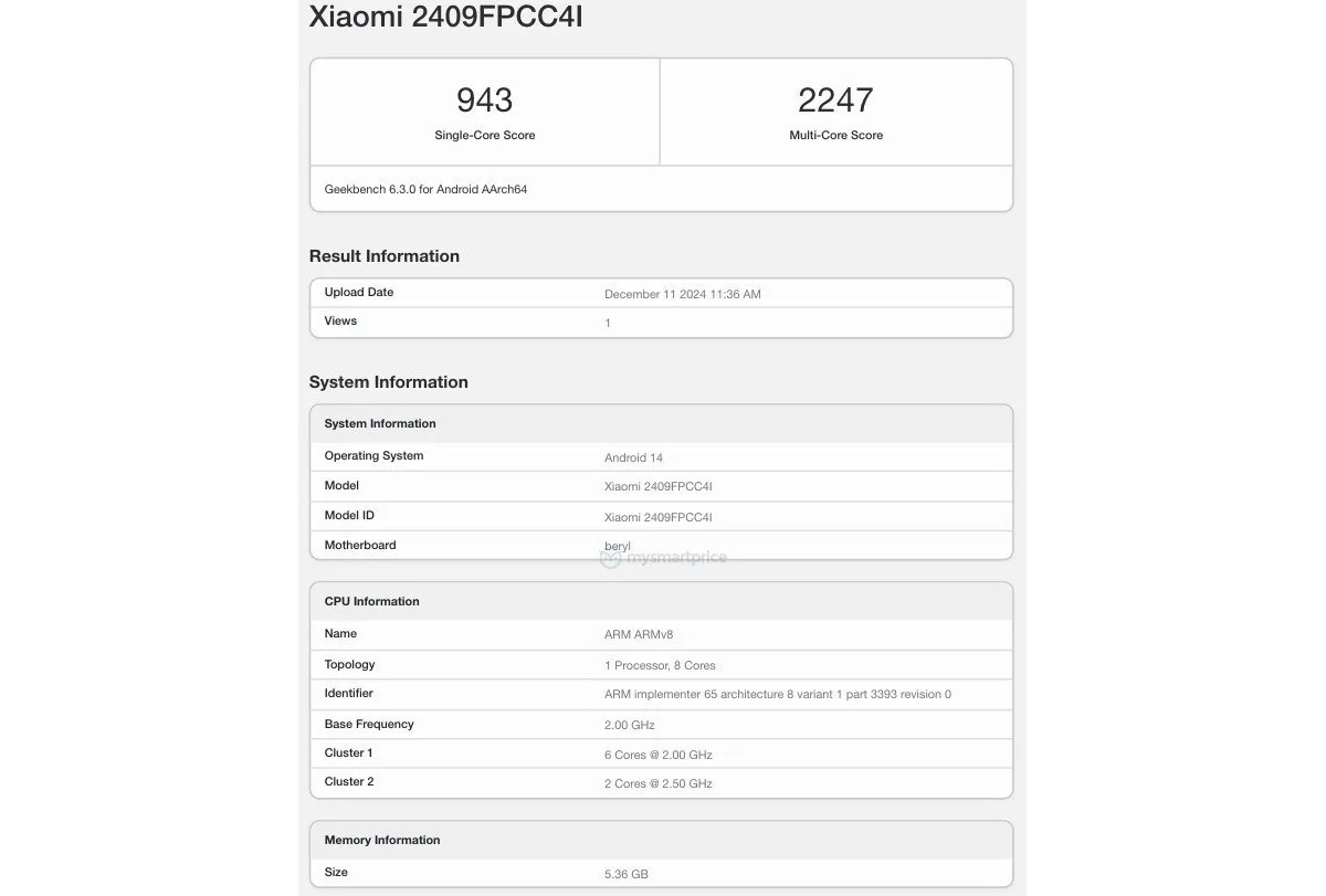 Initial benchmarks reveal Poco X7 Neo's performance