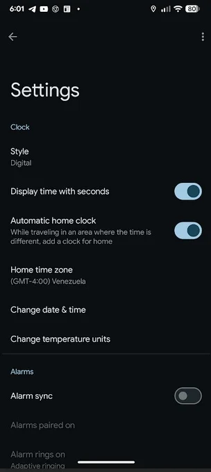 Material 3 switches in Settings menu