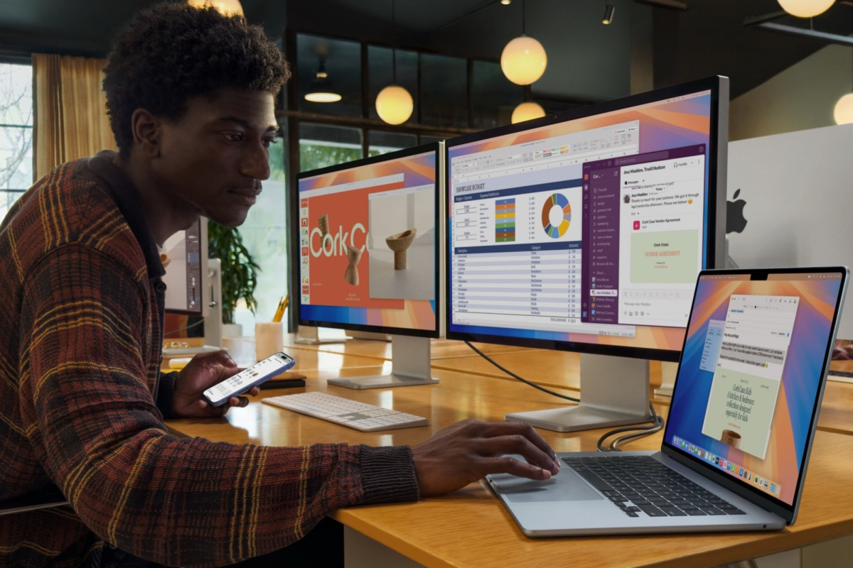 Sky Blue MacBook Air