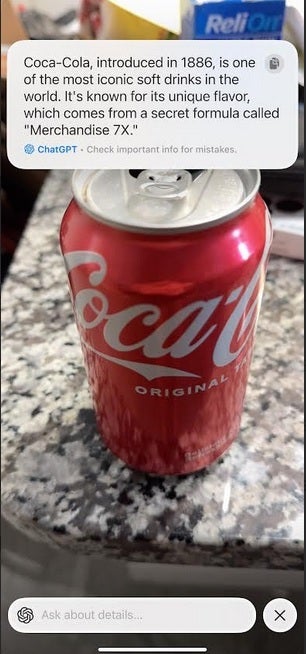 Visual Intelligence Usage