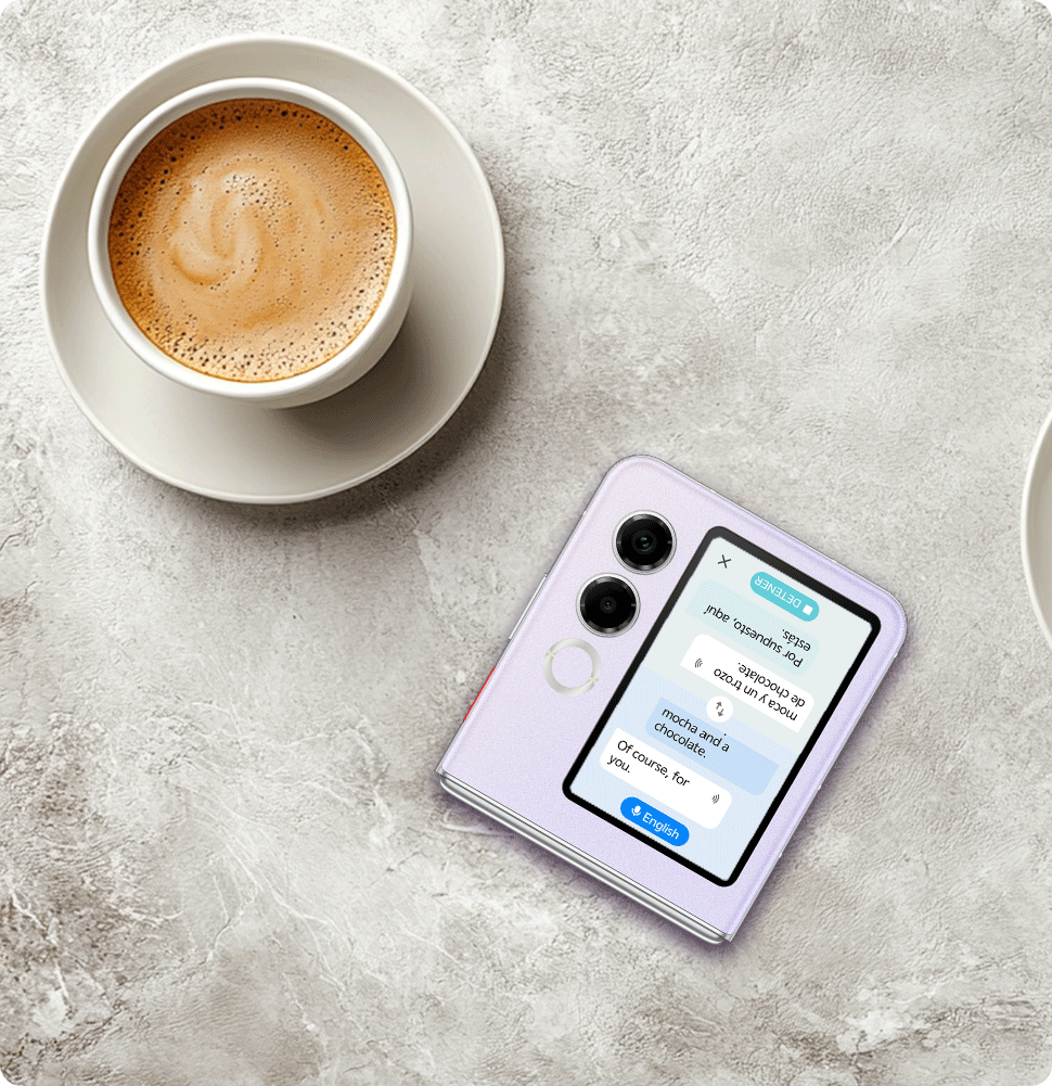 Real-time call translation feature of Flip 2