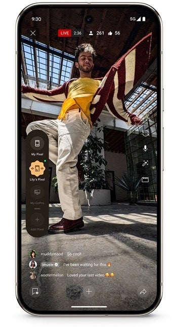 Connected camera on Pixel 9 Pro