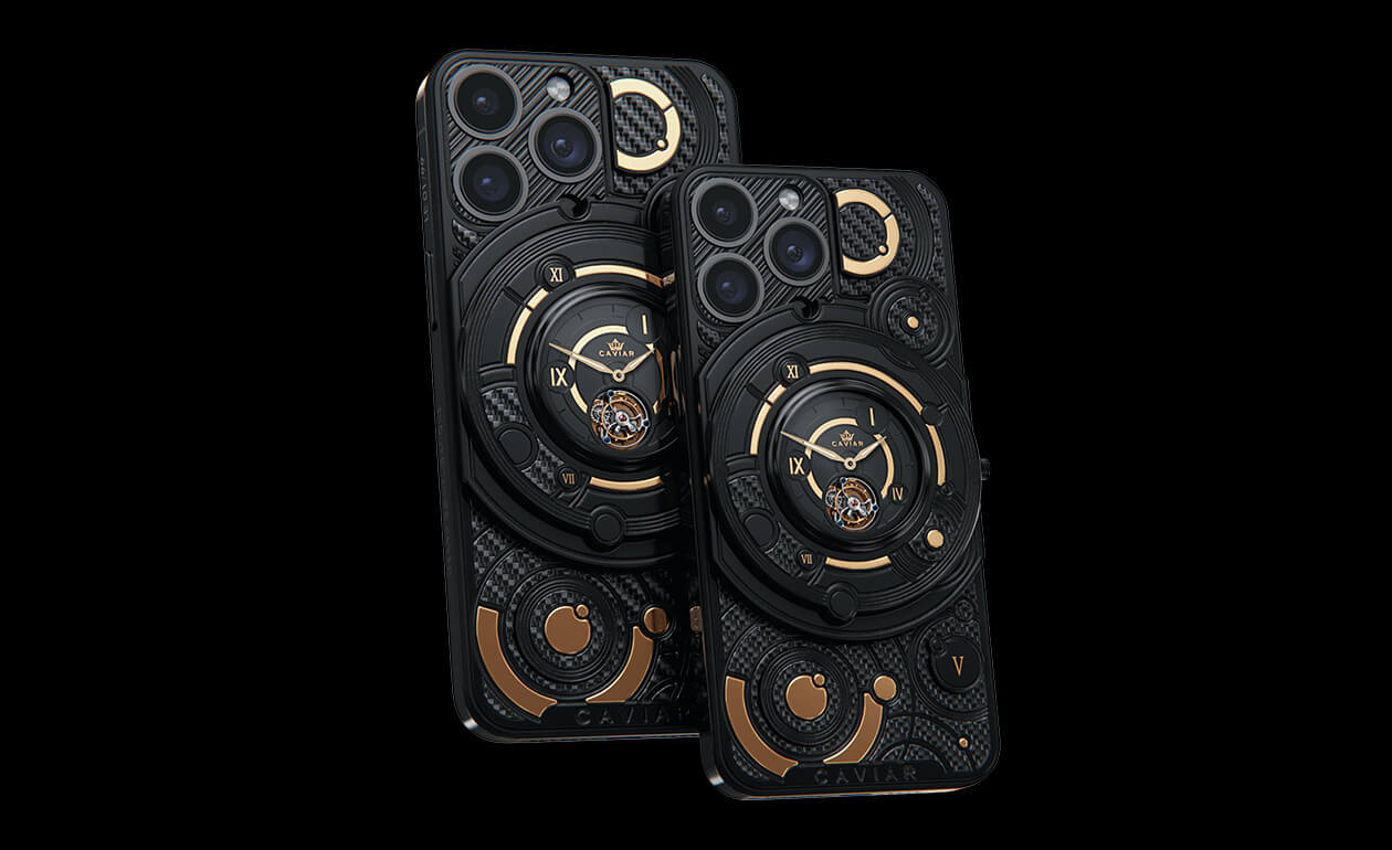 Tourbillon Carbon Gold iPhone
