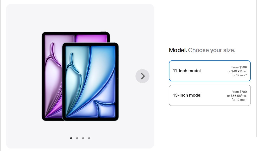 Apple iPad Air Models