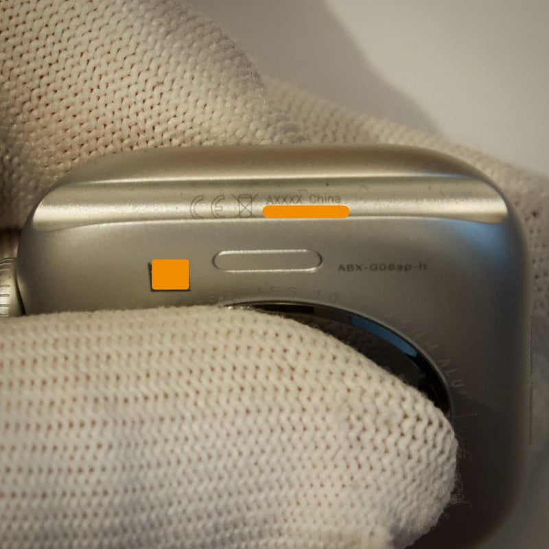 Leaked Apple Watch Series 10 prototype photos.