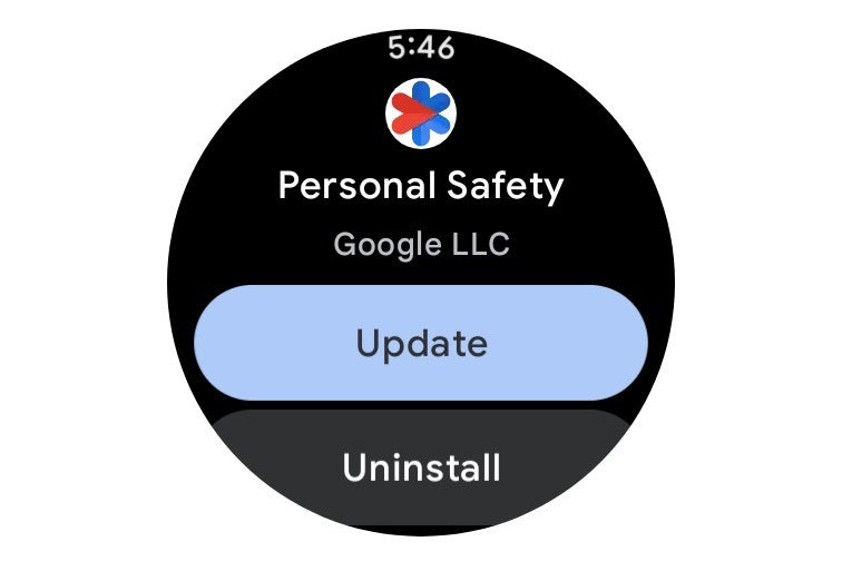 Pixel Watch 3 Personal Safety app update