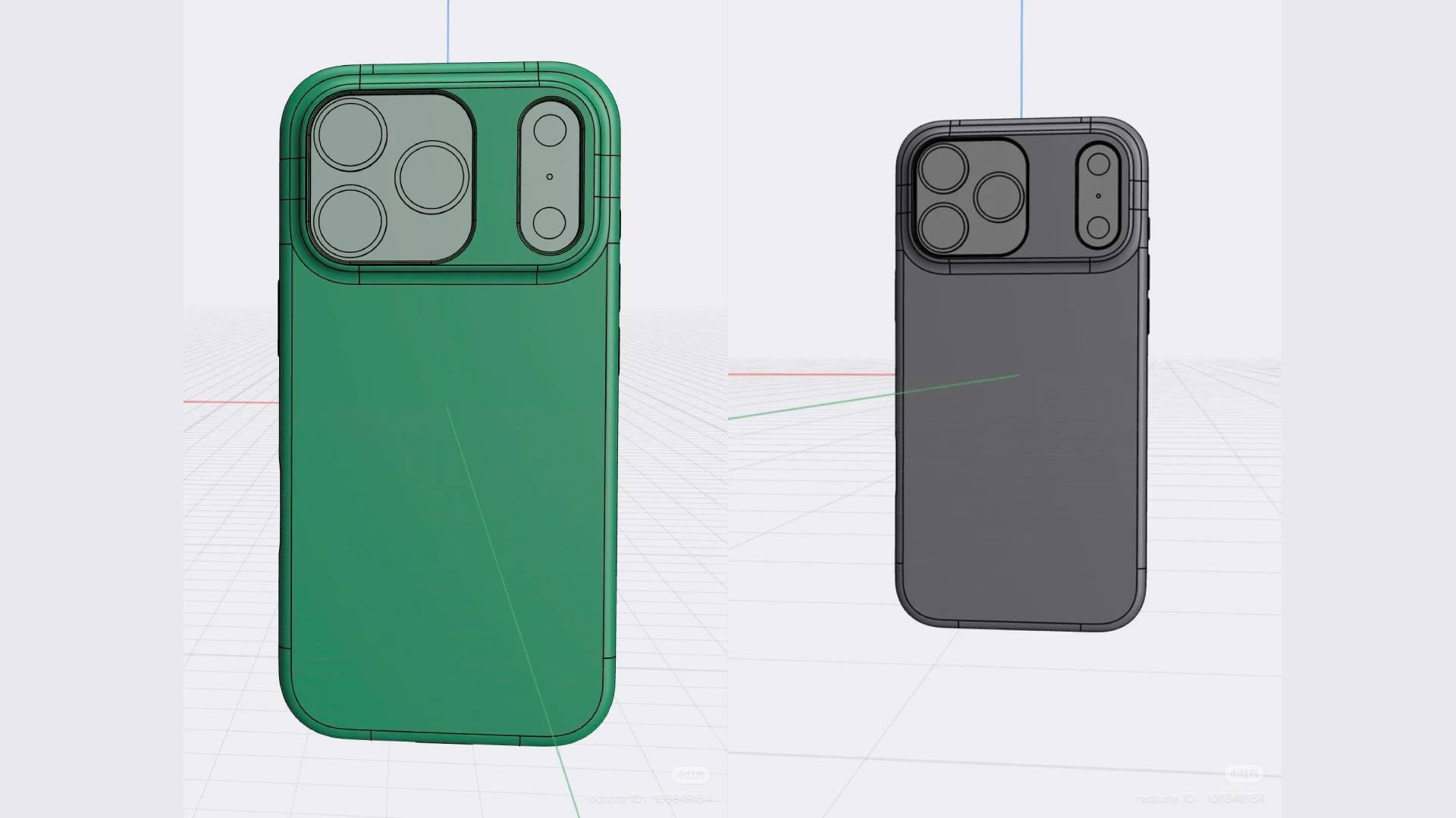 iPhone 17 Pro case with two cutouts