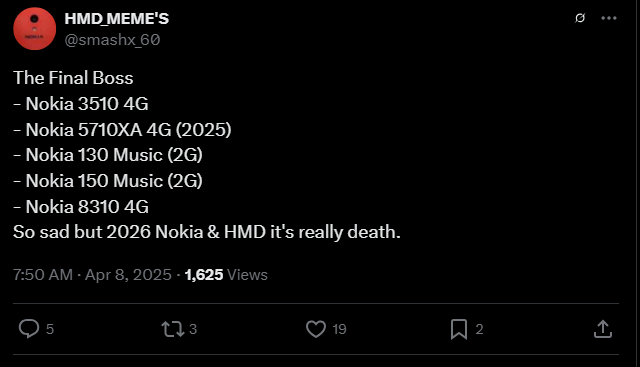 Nokia and HMD devices