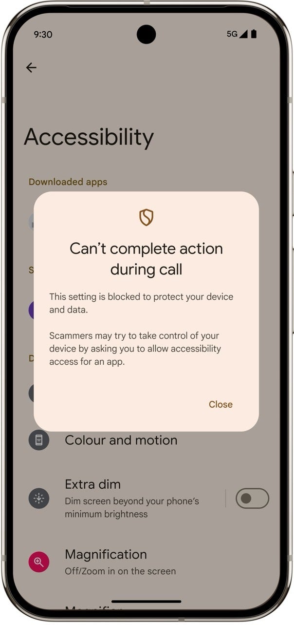 In-call scam protections