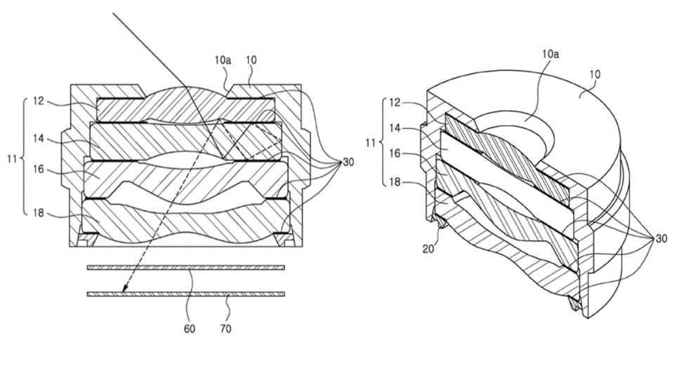 Samsung's patent application for applying matte ink instead of film layers