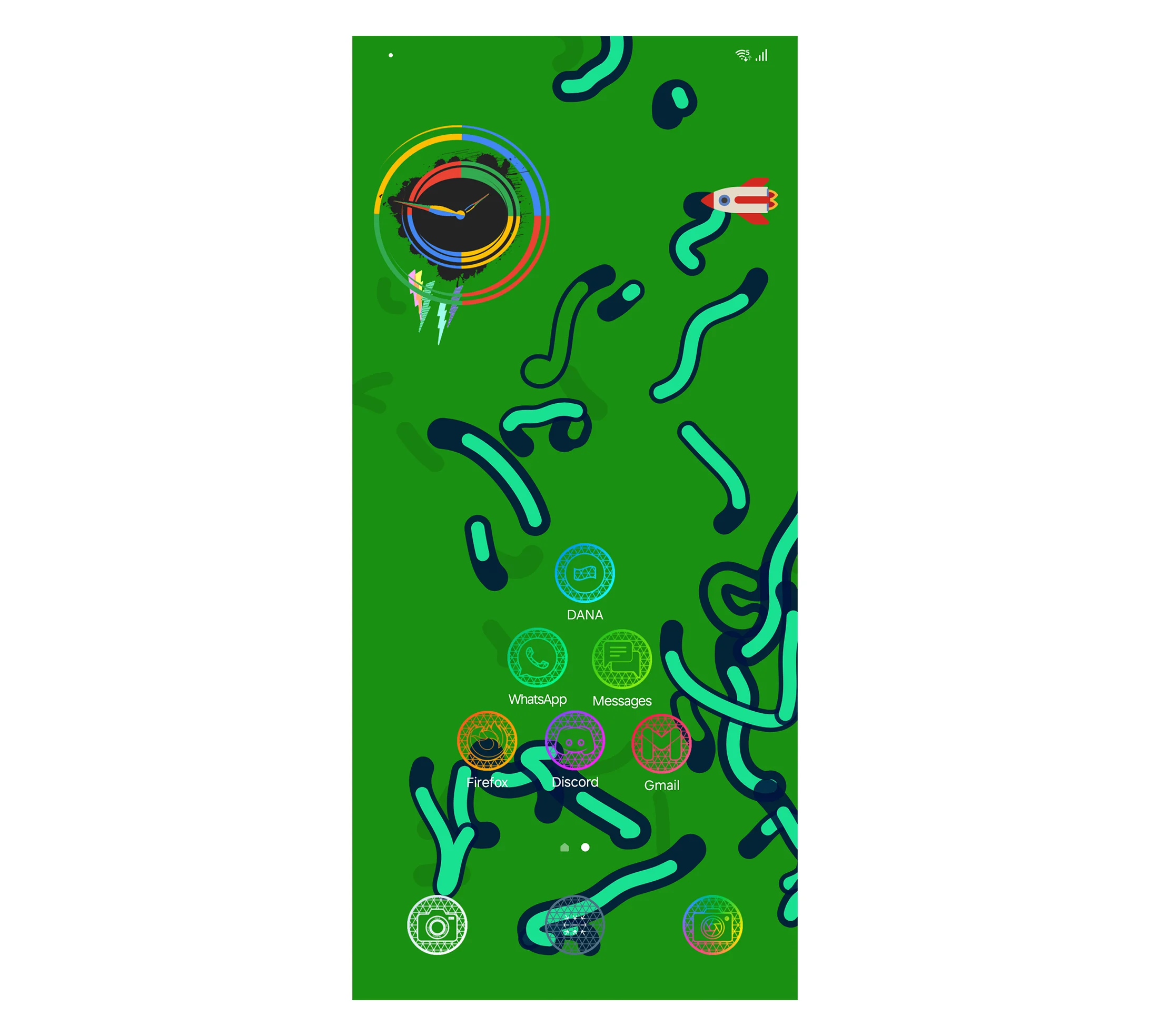 quirky and colorful design