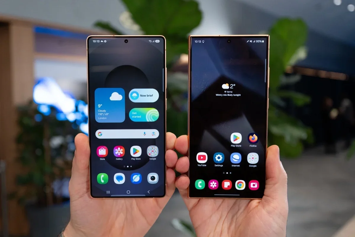 The Galaxy S24 Ultra and Galaxy S25 Ultra