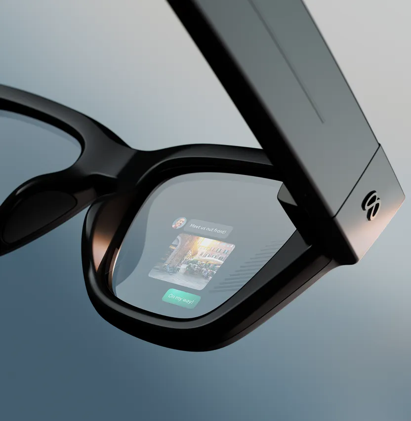 Meta's new AI glasses with in-lens display