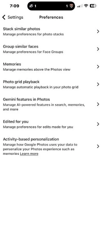 Google Photos Stacking Tool Screenshot