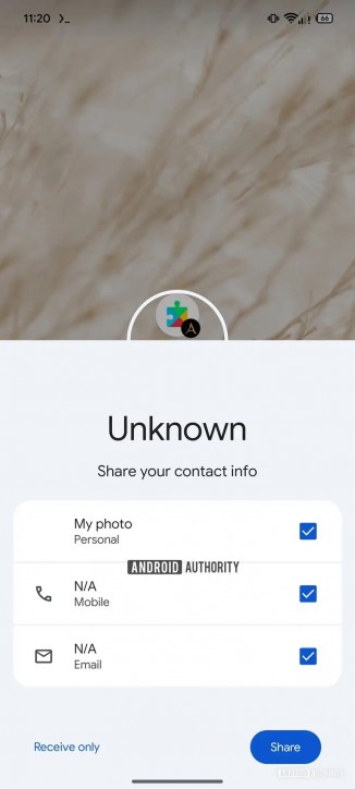 Android Gesture Exchange start screen
