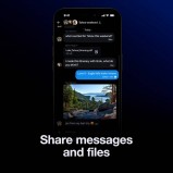 Encrypted chat screen