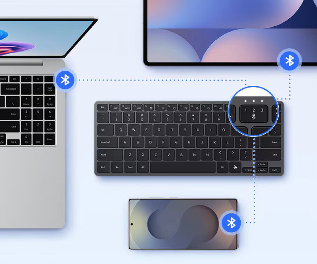 Bluetooth connectivity options on Samsung Smart Keyboard
