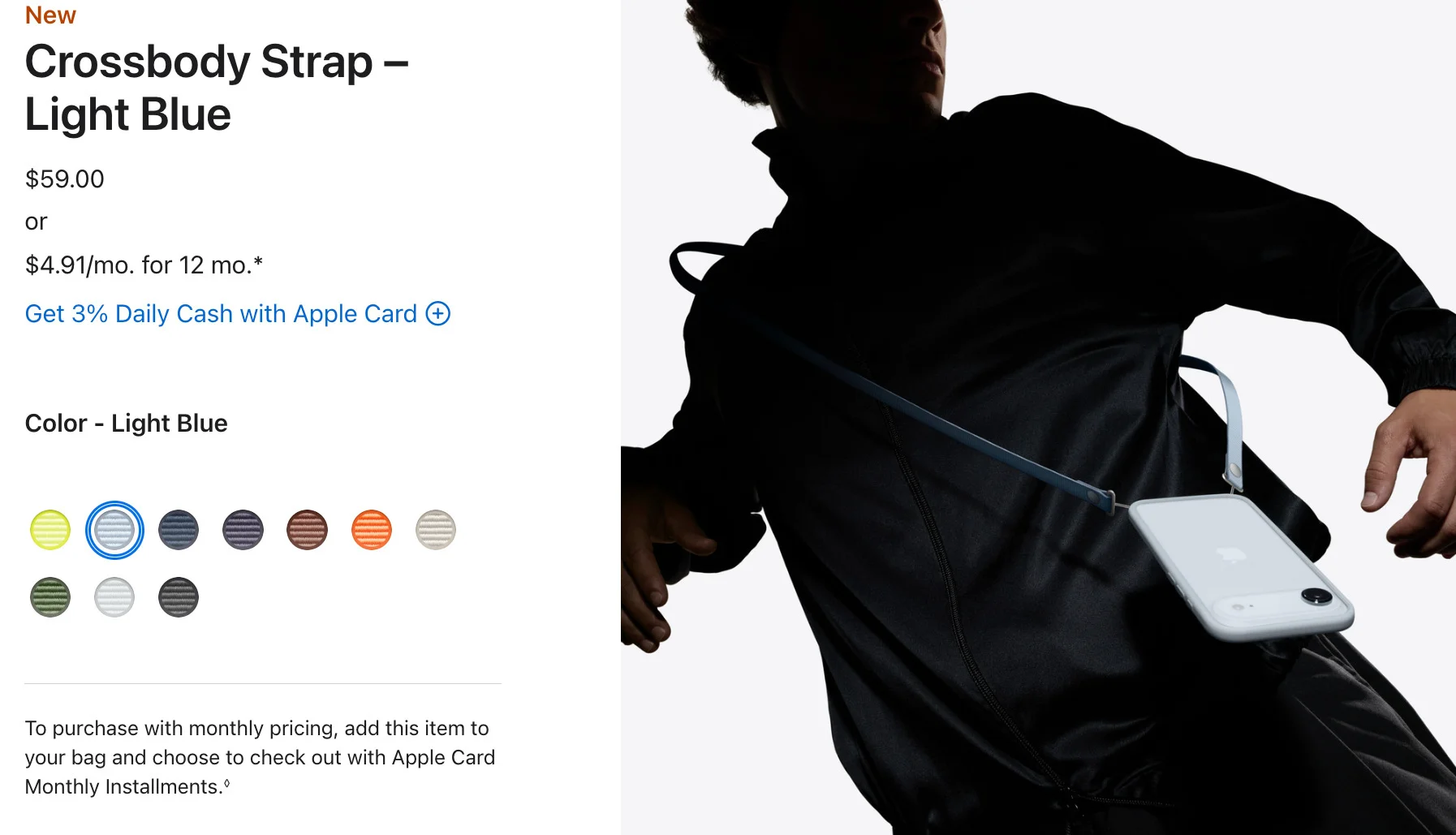 iPhone Air in user’s hand