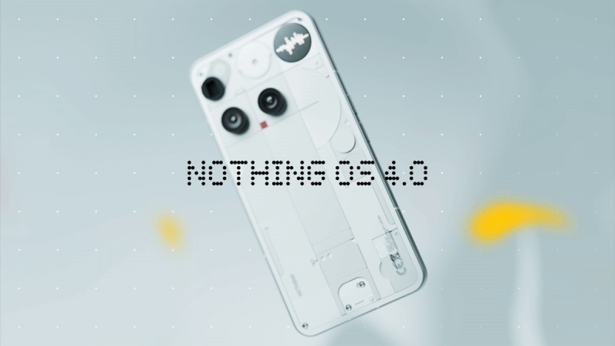 Nothing OS 4.0 launch image