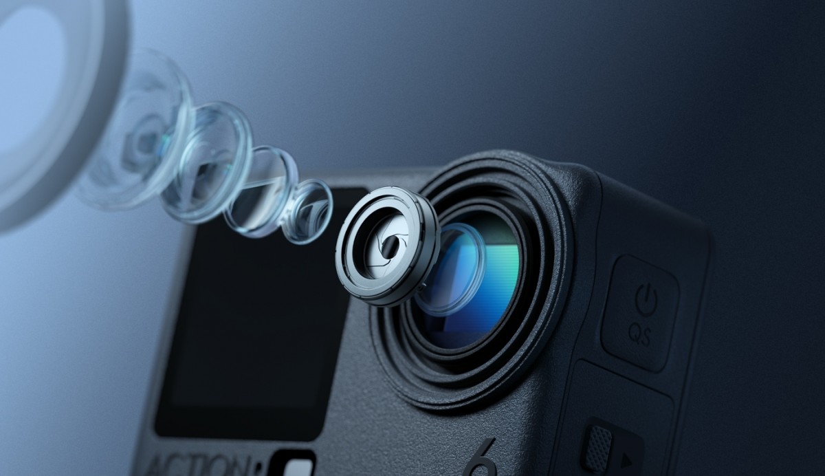 DJI Osmo Action 6 camera front view