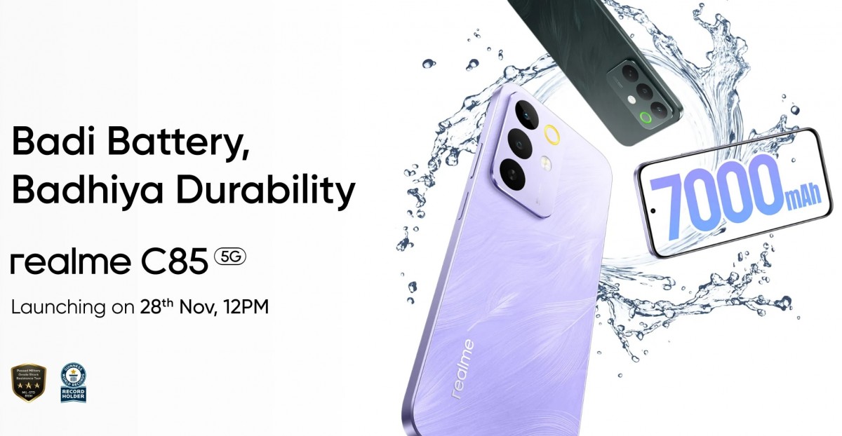 Realme C85 5G phone image