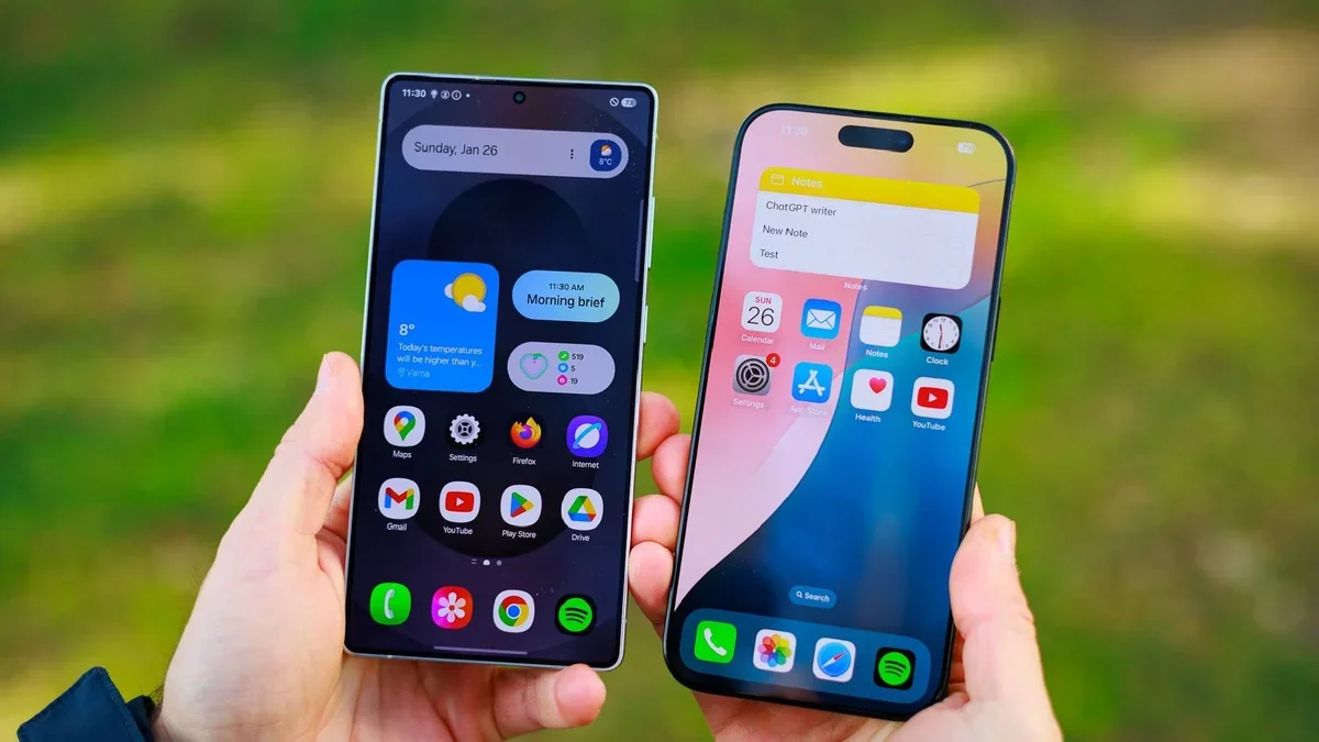 Android vs. iPhone battle