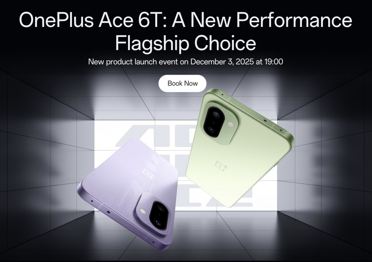 OnePlus Ace 6T launch date revealed
