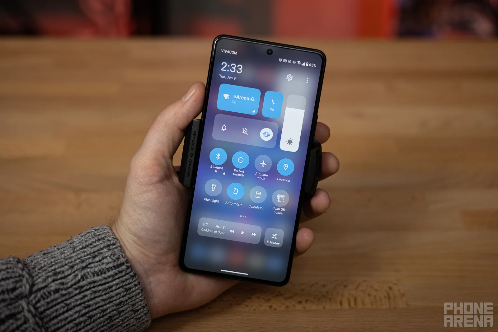 ROG Phone 8's toned down design