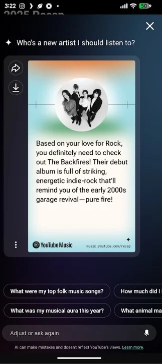 Disco Sphinx Personality from YouTube Music Recap