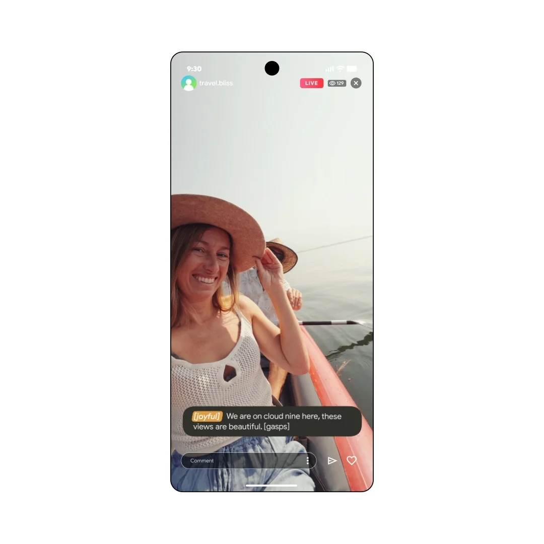 Expressive captions on Android