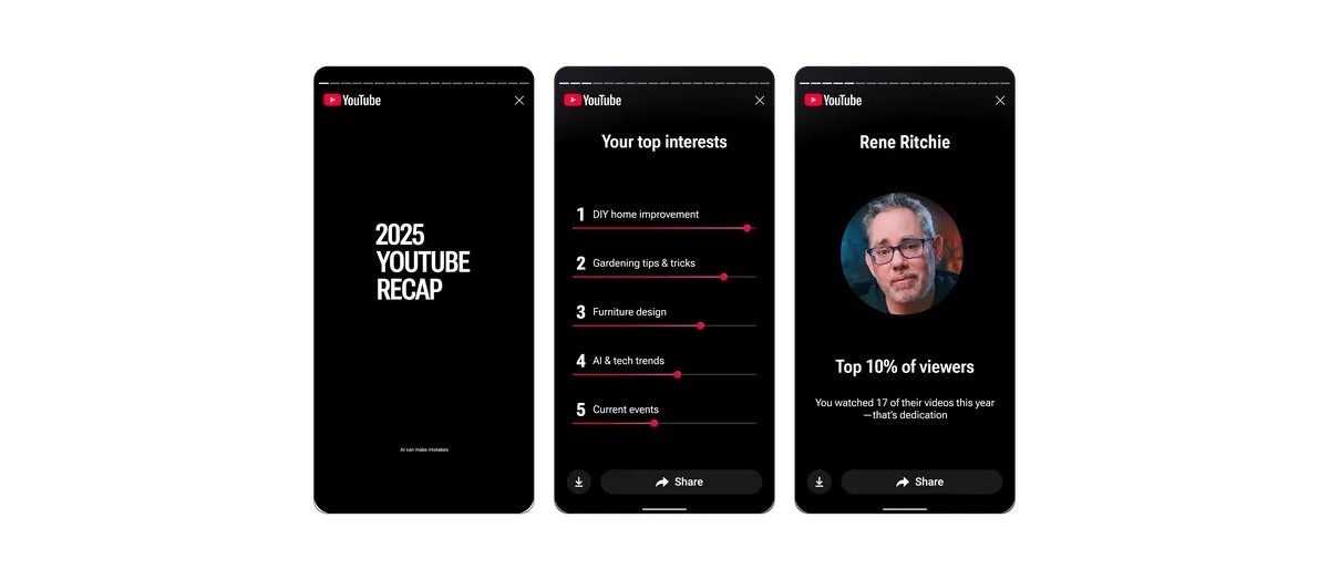 YouTube introduces its own yearly recap