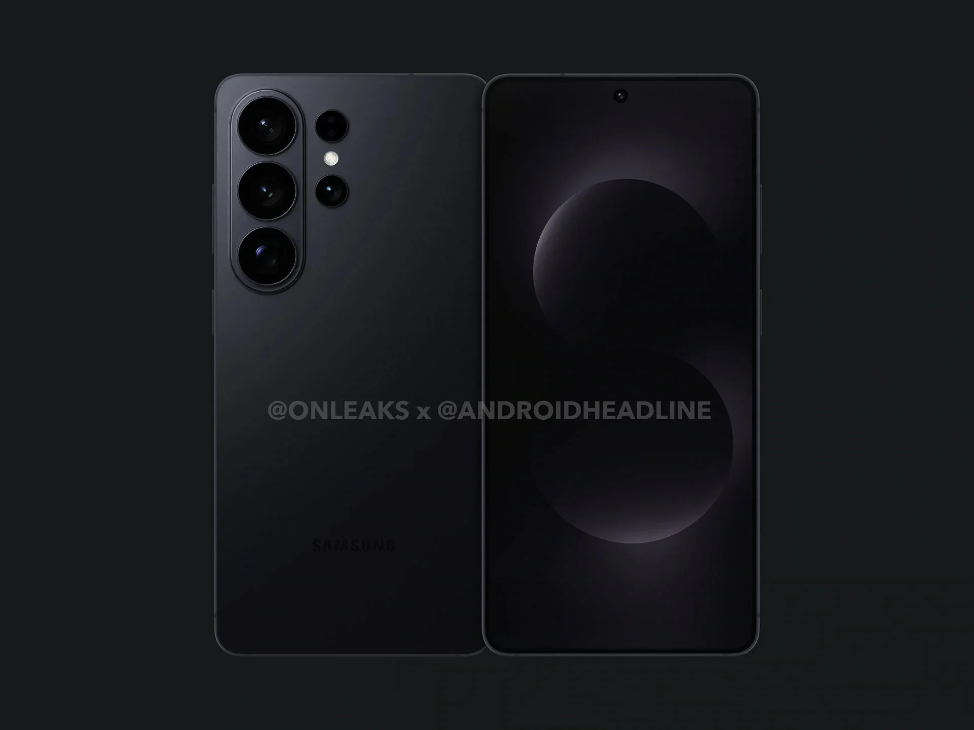 Galaxy S26 Ultra render. | Image credit — Android Headlines