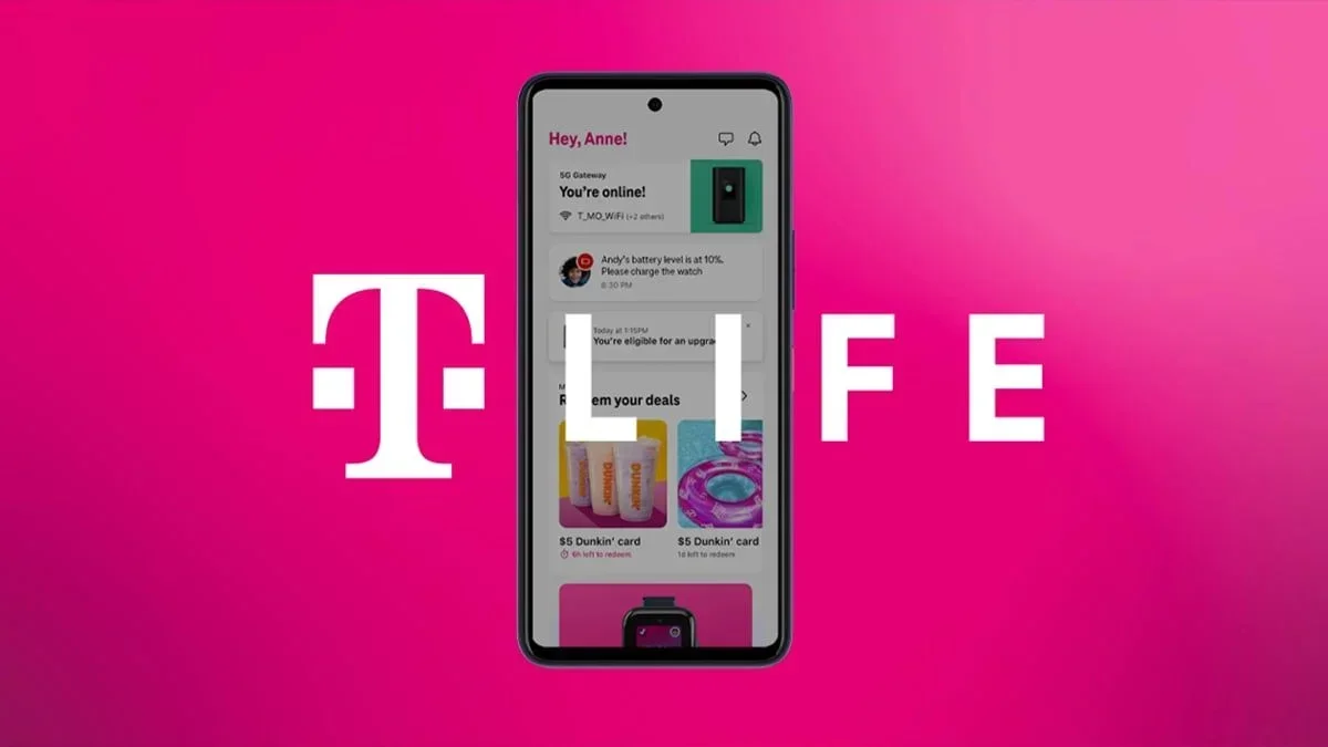 T-Mobile T-Life app interface