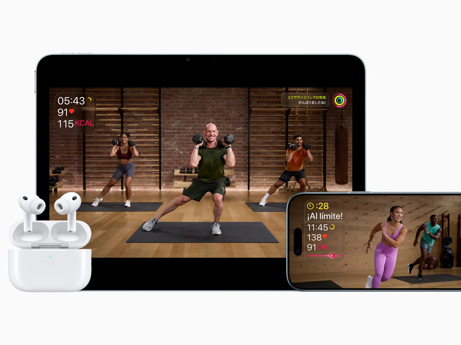Apple Fitness+ multilingual dubbing feature
